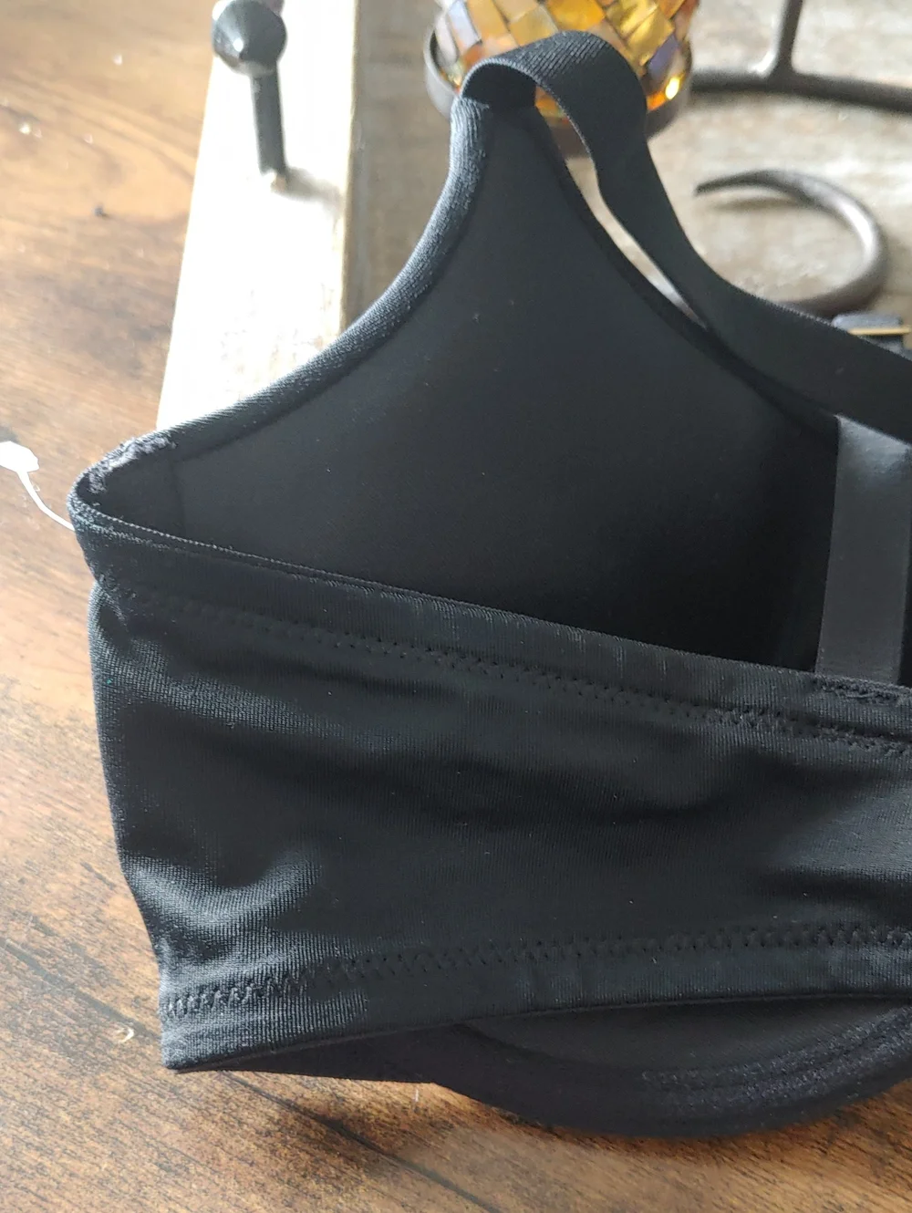 NWT 36C Balconette Gilligan & O'Malley Black Sexy Padded Push up Bra